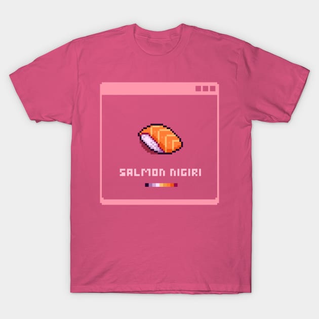 Salmon Nigiri By Kian Pixel T-Shirt by Nigiri by KianPixel